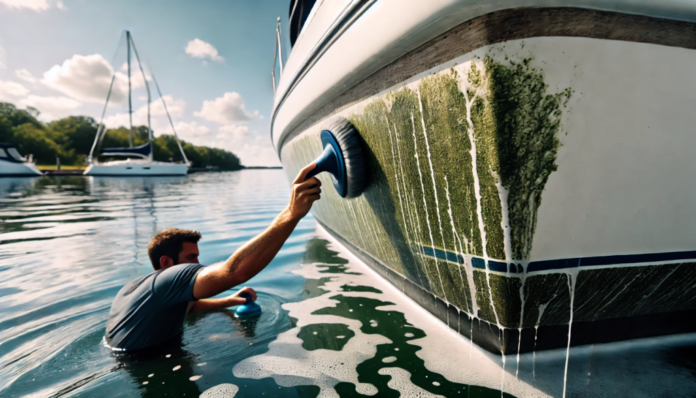 clean-algae-on-boat-hull